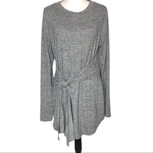 Anthropologies Postmark cozy gray tunic sweater/dress